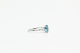 Sterling Silver Lafonn Blue Stone Ring