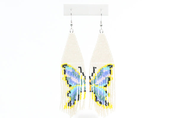 Butterfly Beaded Earrings