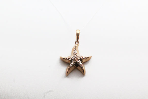 Two Tone Starfish Pendant