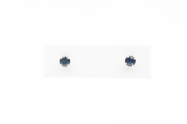 White Gold Sapphire Earrings