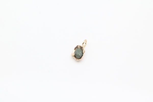 Yellow Gold Greenstone Pendant