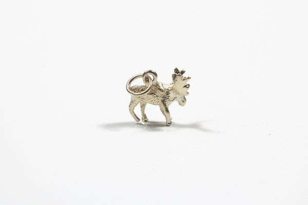 Yellow Gold Moose Pendant