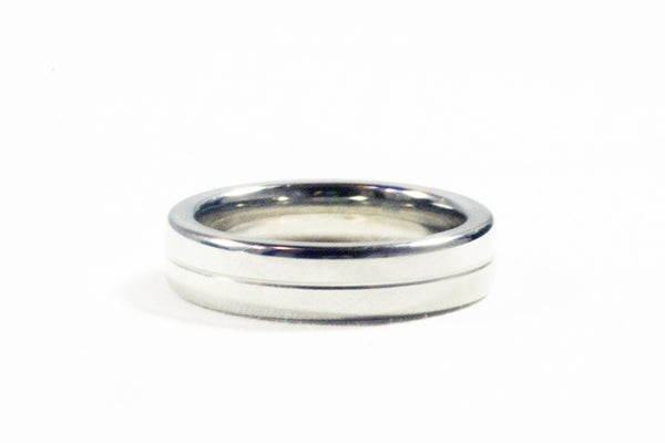 Serinium Band with Center Groove