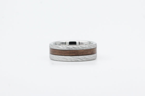 Serinium Whiskey Barrel Bark Finish Band