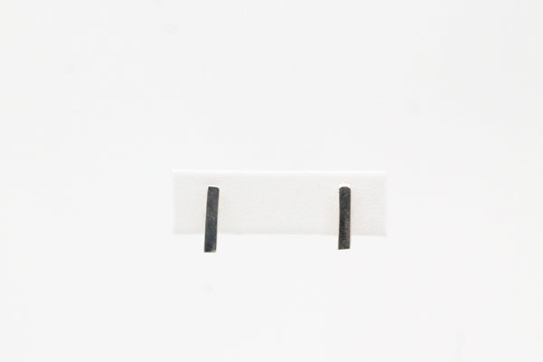Sterling Silver Bar Stud Earrings