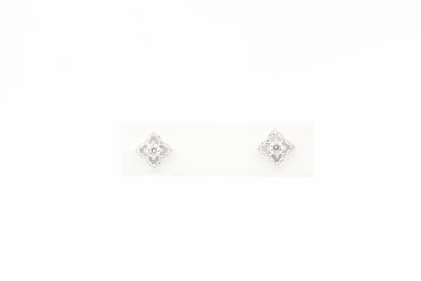 Sterling Silver Vintage Inspired Floral Earrings