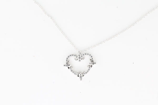 Sterling Silver Filigreen Heart