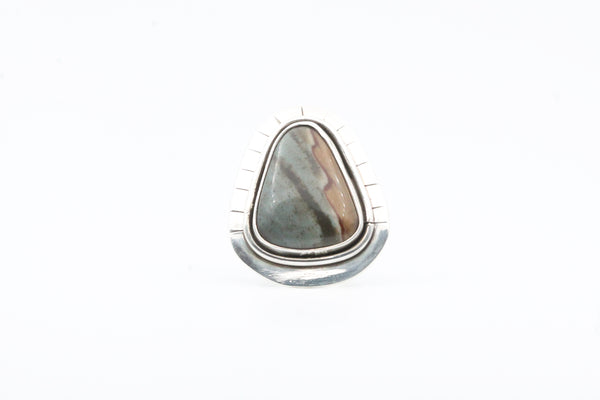 Sterling Silver Jasper Ring