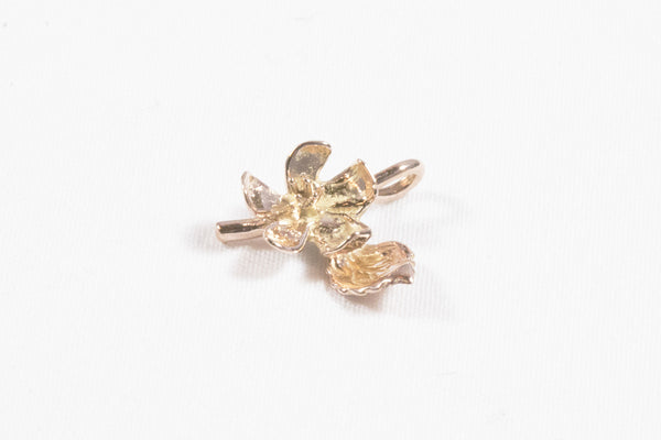 Rose Gold Apple Blossom Pendant