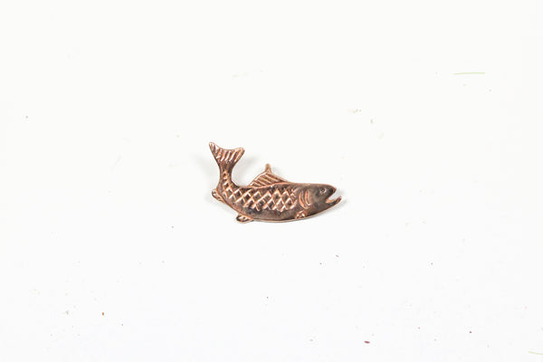 Rose Gold Trout Pendant