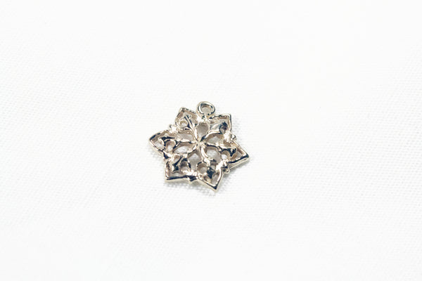 Rose Gold Snowflake Pendant