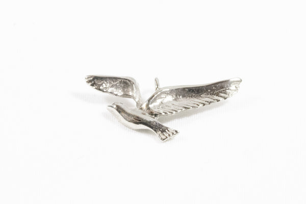 White Gold Seagull Pendant