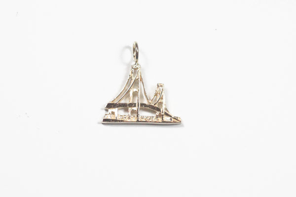 Yellow Gold Mackinac Bridge Pendant
