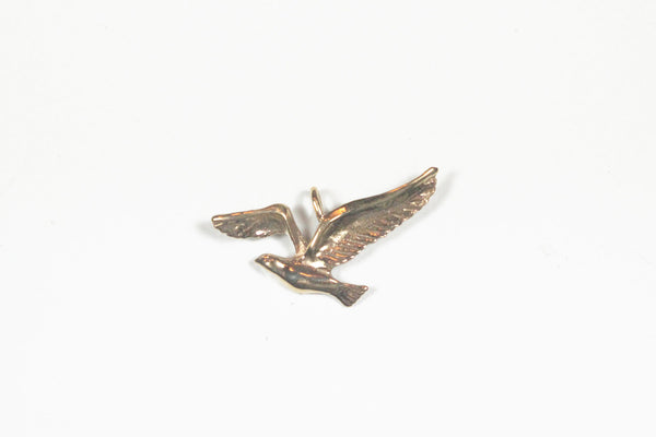Yellow Gold Seagull Pendant