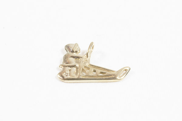 Yellow Gold Sled Pendant