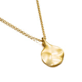 Sterling Silver with Gold Vermeil Freeform Pendant with Chain