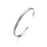 Sterling Silver Tree Bark Bracelet