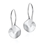 Sterling Silver Freeform Hook Earrings