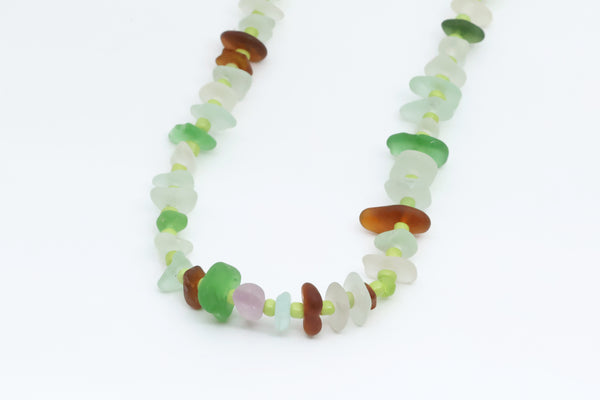 Marquette Beach Glass Necklace