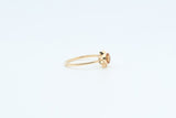 Yellow Gold Citrine Sun Ring