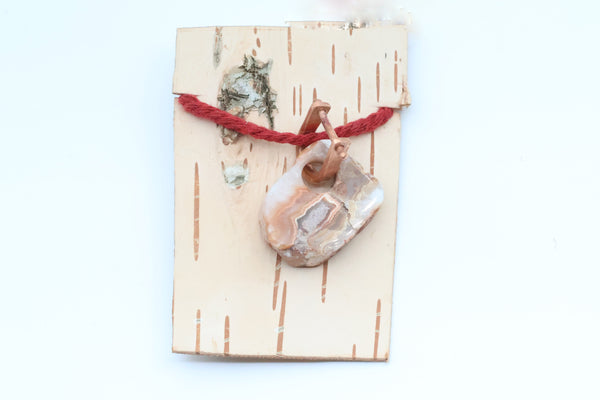 Copper Forged Bail Pendant