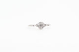 White Gold Vintage Inspired Diamond Ring