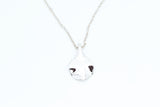 Sterling Silver Freeform Pendant with Chain