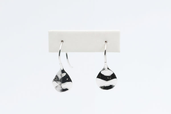 Sterling Silver Freeform Hook Earrings