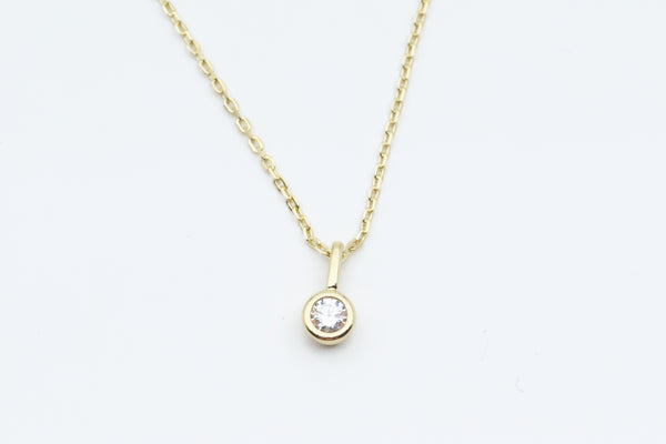 Sterling Silver with Gold Plating Lassaire Charm Pendant with Chain