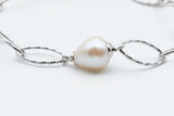 Sterling Silver Simmer Pearl Bracelet