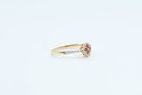 Yellow Gold Ruby Clover Ring