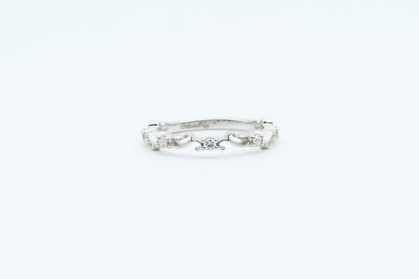 White Gold Diamond Band