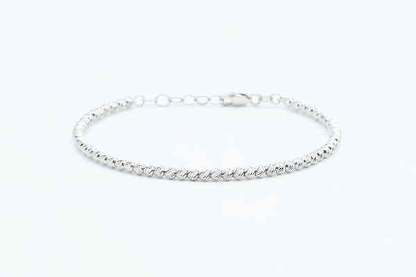 Sterling Silver Bead Bracelet