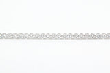 White Gold Lab Grown Diamond Tennis Bracelet
