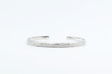 Sterling Silver Tree Bark Bracelet