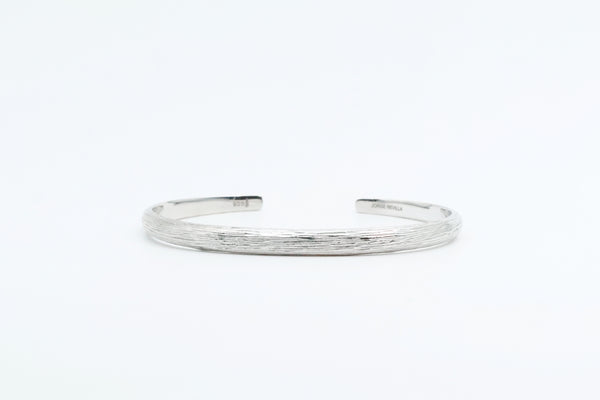 Sterling Silver Tree Bark Bracelet