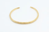 Sterling Silver with Gold Vermeil Tree Bark Bracelet