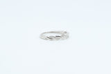 White Gold Twist Band