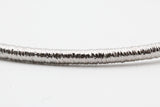White Gold Sparkle Bangle