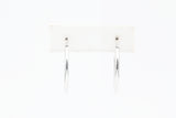 White Gold Medium Classic Hoop Earrings