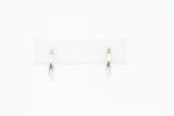 White Gold Small Classic Hoop Earrings
