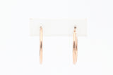 Rose Gold Medium Classic Hoop Earrings
