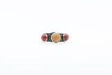 Sterling Silver Red and Yellow Jasper Ring