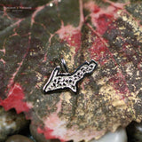 Small White Gold Upper Peninsula Nugget Pendant