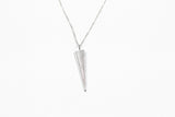Lafonn Sterling Silver Triangle Necklace