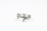 Sterling Silver Feather Wrap Ring