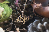 Yellow Gold Home Upper Peninsula Pendant
