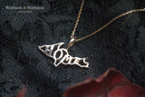 Yellow Gold Home Upper Peninsula Pendant