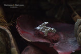 White Gold Upper Peninsula Nugget Ring