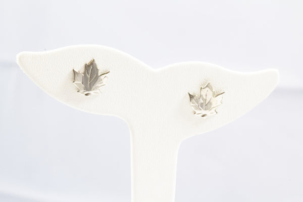 Maple Leaf Post Earrings
